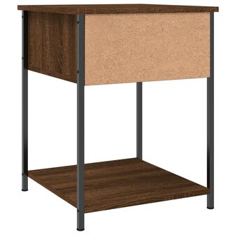 Nachtkastjes 2 st 44x45x58 cm bewerkt hout bruin eikenkleur 8720845938116 9