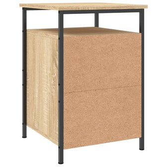 Nachtkastjes 2 st 40x42x60 cm bewerkt hout sonoma eikenkleurig 8720845938253 9