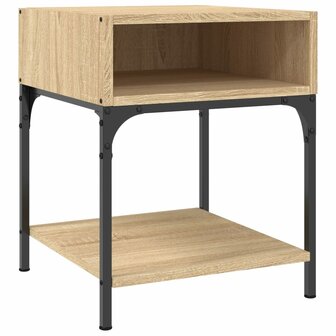 Nachtkastjes 2 st 40x41x50 cm bewerkt hout sonoma eikenkleurig 8720845938352 4