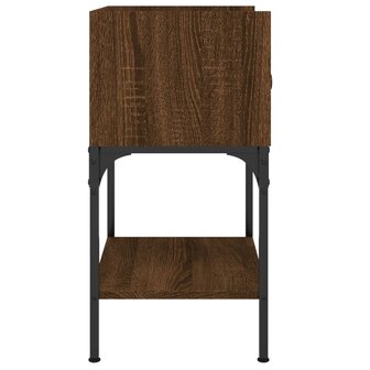 Nachtkastjes 2 st 40,5x31x60 cm bewerkt hout bruin eikenkleur 8720845938611 8