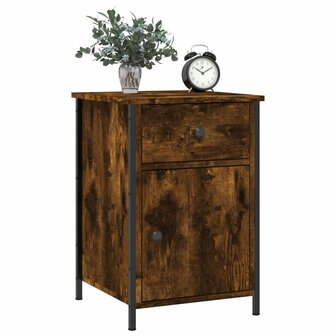 Nachtkastjes 2 st 40x42x60 cm bewerkt hout gerookt eikenkleurig 8720845938673 3