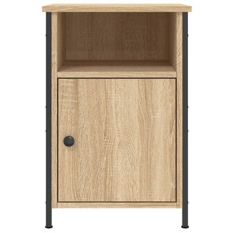 Nachtkastje 40x42x60 cm bewerkt hout sonoma eikenkleurig 8720845938741 5