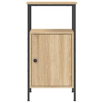 Nachtkastje 41x31x80 cm bewerkt hout sonoma eikenkleurig 8720845938840 5