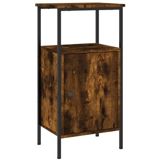 Nachtkastjes 2 st 41x31x80 cm bewerkt hout gerookt eikenkleurig 8720845938871 5