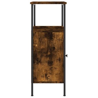 Nachtkastjes 2 st 41x31x80 cm bewerkt hout gerookt eikenkleurig 8720845938871 8