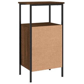 Nachtkastjes 2 st 41x31x80 cm bewerkt hout bruin eikenkleur 8720845938918 9