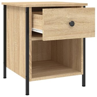 Nachtkastjes 2 st 40x42x50 cm bewerkt hout sonoma eikenkleurig 8720845938956 6