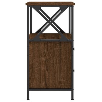 Nachtkastjes 2 st 34x35,5x70 cm bewerkt hout bruin eikenkleur 8720845939113 8