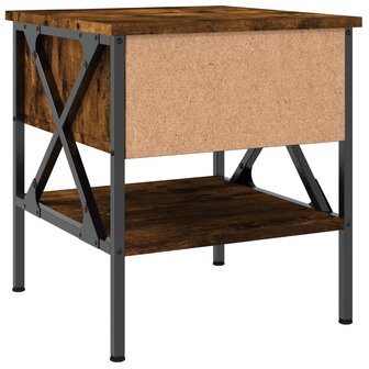 Nachtkastjes 2 st 40x42x45 cm bewerkt hout gerookt eikenkleurig 8720845939175 9