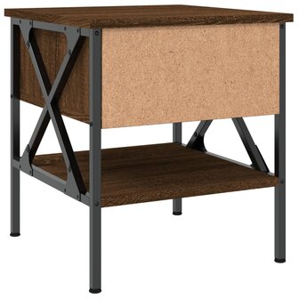 Nachtkastjes 2 st 40x42x45 cm bewerkt hout bruin eikenkleur 8720845939212 9