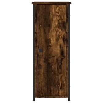 Nachtkastjes 2 st 32x42x80 cm bewerkt hout gerookt eikenkleurig 8720845939274 6