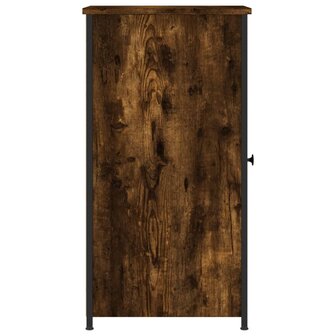 Nachtkastjes 2 st 32x42x80 cm bewerkt hout gerookt eikenkleurig 8720845939274 8