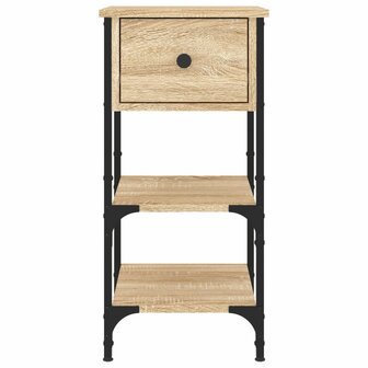 Nachtkastjes 2 st 34x36x70 cm bewerkt hout sonoma eikenkleurig 8720845939359 7