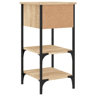 Nachtkastjes 2 st 34x36x70 cm bewerkt hout sonoma eikenkleurig 8720845939359 9