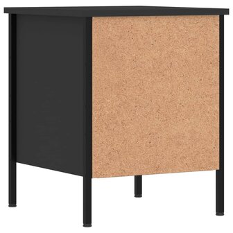 Nachtkastjes 2 st 40x42x50 cm bewerkt hout zwart 8720845939434 9