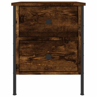 Nachtkastjes 2 st 40x42x50 cm bewerkt hout gerookt eikenkleurig 8720845939472 6