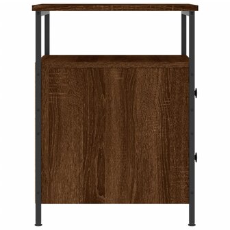 Nachtkastjes 2 st 44x45x60 cm bewerkt hout bruin eikenkleur 8720845939717 8