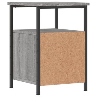 Nachtkastje 34x35,5x50 cm bewerkt hout grijs sonoma 8720845939786 8