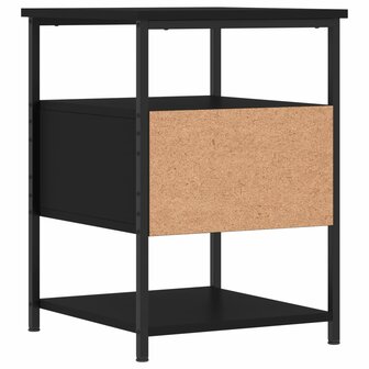 Nachtkastjes 2 st 40x42x56 cm bewerkt hout zwart 8720845939830 9