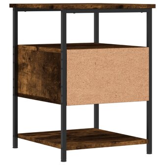 Nachtkastjes 2 st 40x42x56 cm bewerkt hout gerookt eikenkleurig 8720845939878 9