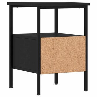 Nachtkastjes 2 st 34x36x50 cm bewerkt hout zwart 8720845940034 9