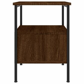 Nachtkastjes 2 st 34x36x50 cm bewerkt hout bruin eikenkleur 8720845940119 8