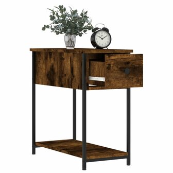 Nachtkastjes 2 st 30x60x60 cm bewerkt hout gerookt eikenkleurig 8720845940171 4