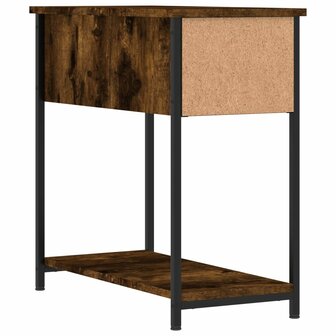 Nachtkastjes 2 st 30x60x60 cm bewerkt hout gerookt eikenkleurig 8720845940171 9