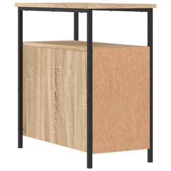 Nachtkastjes 2 st 30x60x60 cm bewerkt hout sonoma eikenkleurig 8720845940256 9