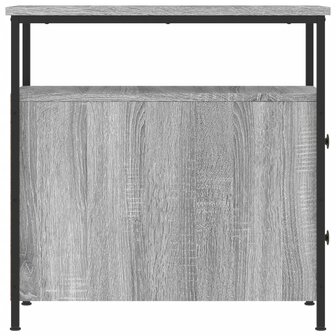 Nachtkastje 30x60x60 cm bewerkt hout grijs sonoma eikenkleurig 8720845940287 7