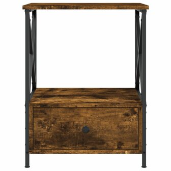 Nachtkastjes 2 st 50x41x65 cm bewerkt hout gerookt eikenkleurig 8720845940478 6