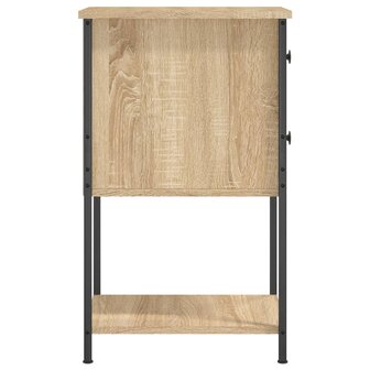 Nachtkastjes 2 st 32x42x70 cm bewerkt hout sonoma eikenkleurig 8720845940553 8