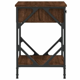 Nachtkastjes 2 st 40x42x60 cm bewerkt hout bruin eikenkleur 8720845759872 8