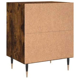 Nachtkastjes 2 st 40x30x50 cm bewerkt hout gerookt eikenkleurig 8720845904265 7