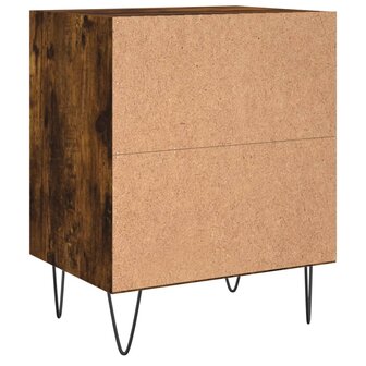 Nachtkastjes 2 st 40x30x50 cm bewerkt hout gerookt eikenkleurig 8720845904425 7