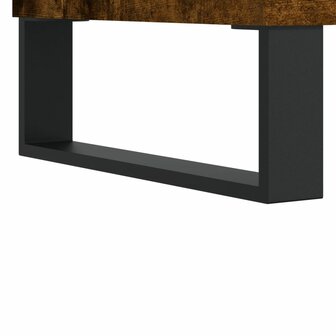 Nachtkastje 40x30x50 cm bewerkt hout gerookt eikenkleurig 8720845904579 7