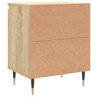 Nachtkastjes 2 st 40x30x50 cm bewerkt hout sonoma eikenkleurig 8720845904708 8