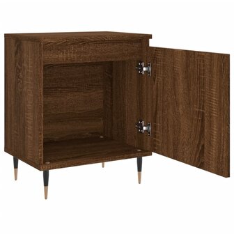 Nachtkastjes 2 st 40x30x50 cm bewerkt hout bruin eikenkleur 8720845904784 6