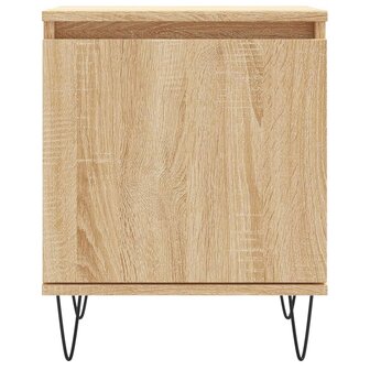 Nachtkastjes 2 st 40x30x50 cm bewerkt hout sonoma eikenkleurig 8720845904869 5