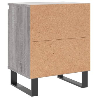 Nachtkastjes 2 st 40x30x50 cm bewerkt hout grijs sonoma eiken 8720845905088 8