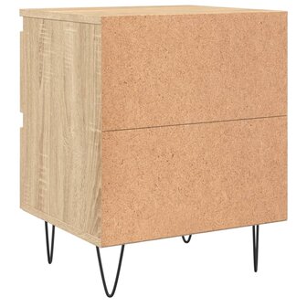 Nachtkastjes 2 st 40x35x50 cm sonoma eikenkleurig 8720845905347 8