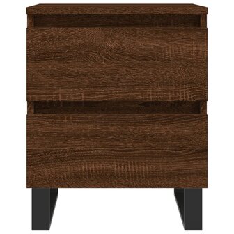 Nachtkastjes 2 st 40x35x50 cm bewerkt hout bruin eikenkleur 8720845905583 5