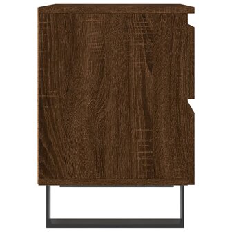 Nachtkastjes 2 st 40x35x50 cm bewerkt hout bruin eikenkleur 8720845905583 7