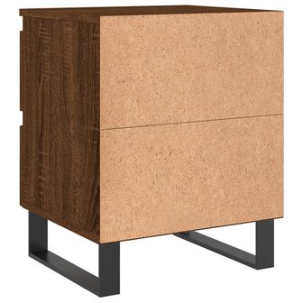 Nachtkastjes 2 st 40x35x50 cm bewerkt hout bruin eikenkleur 8720845905583 8