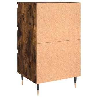 Nachtkastjes 2 st 40x35x69 cm bewerkt hout gerookt eikenkleurig 8720845905705 8