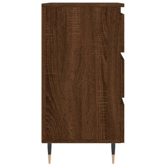 Nachtkastjes 2 st 40x35x69 cm bewerkt hout bruin eikenkleur 8720845905743 7