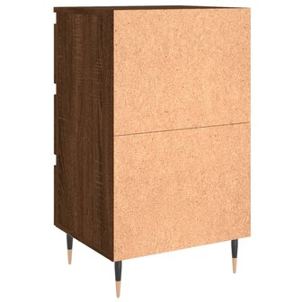 Nachtkastjes 2 st 40x35x69 cm bewerkt hout bruin eikenkleur 8720845905743 8