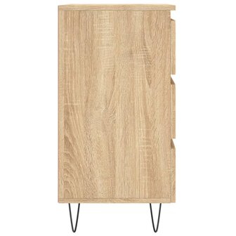 Nachtkastjes 2 st 40x35x69 cm bewerkt hout sonoma eikenkleurig 8720845905828 7