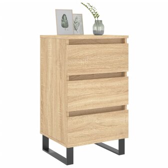 Nachtkastjes 2 st 40x35x69 cm bewerkt hout sonoma eikenkleurig 8720845905989 3