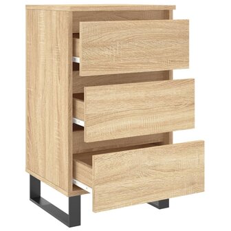 Nachtkastjes 2 st 40x35x69 cm bewerkt hout sonoma eikenkleurig 8720845905989 6